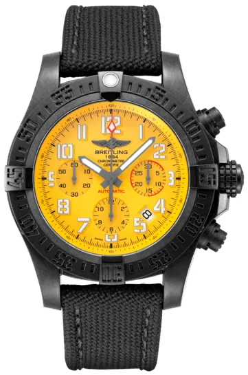 Breitling Avenger XB0170E41I1W1 50mm Matte black Breitlight – Ultralight Polymer Yellow 1