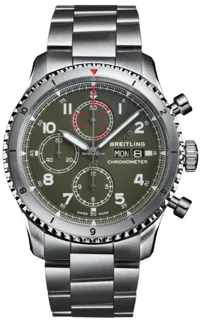 Breitling Aviator 8 A133161A1L1A1 Stainless steel Green