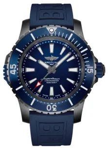 Breitling Superocean V17369161C1S1 48mm Black DLC Blue