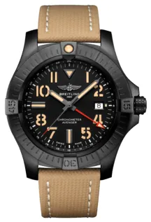 Breitling Avenger V32395101B1X1 45mm Titanium and Black DLC Black