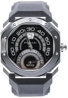 Bulgari Octo OBR.Y.1C Ceramic and Stainless steel Black