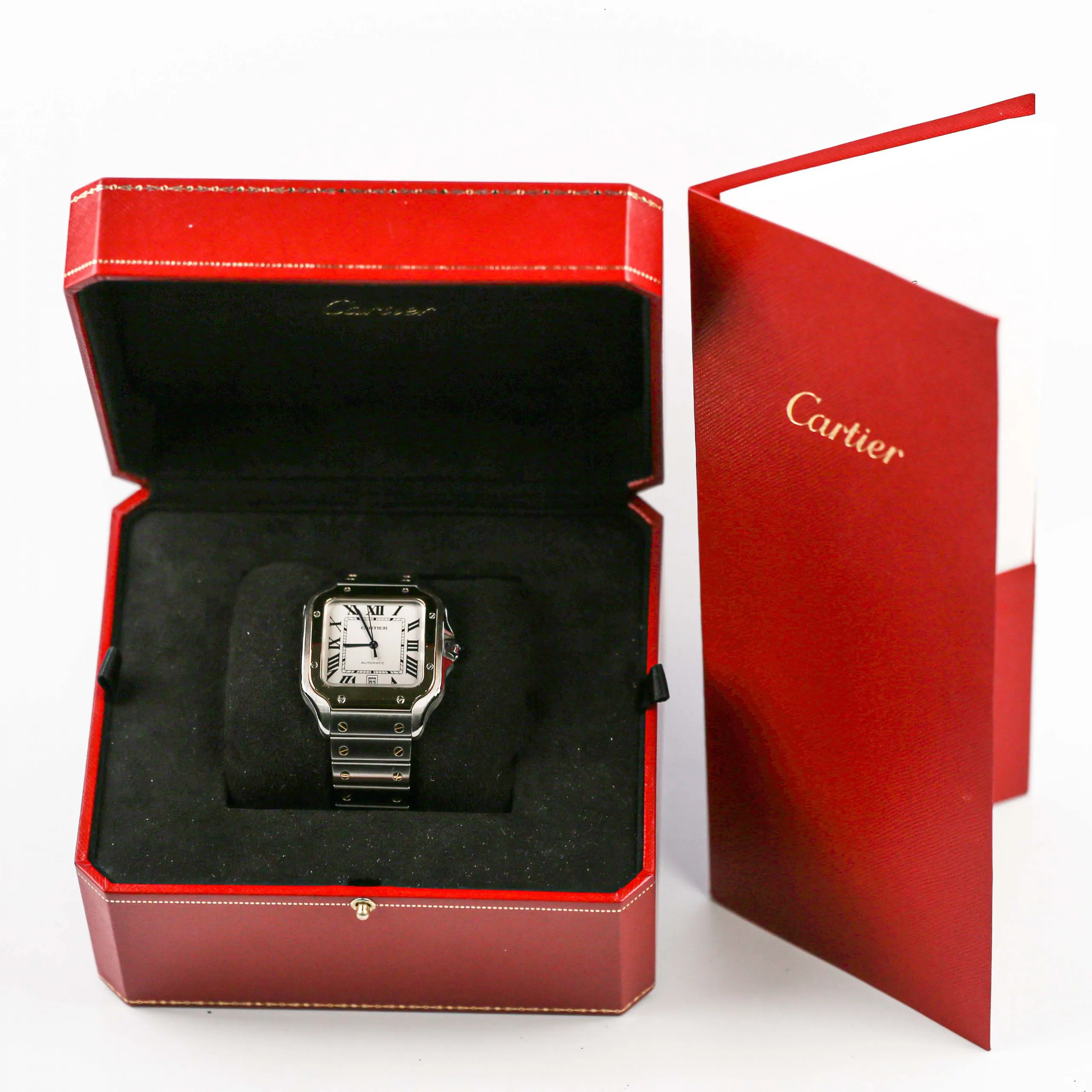 Cartier Santos W2SA0009 40mm Yellow gold and Stainless steel Silver 5