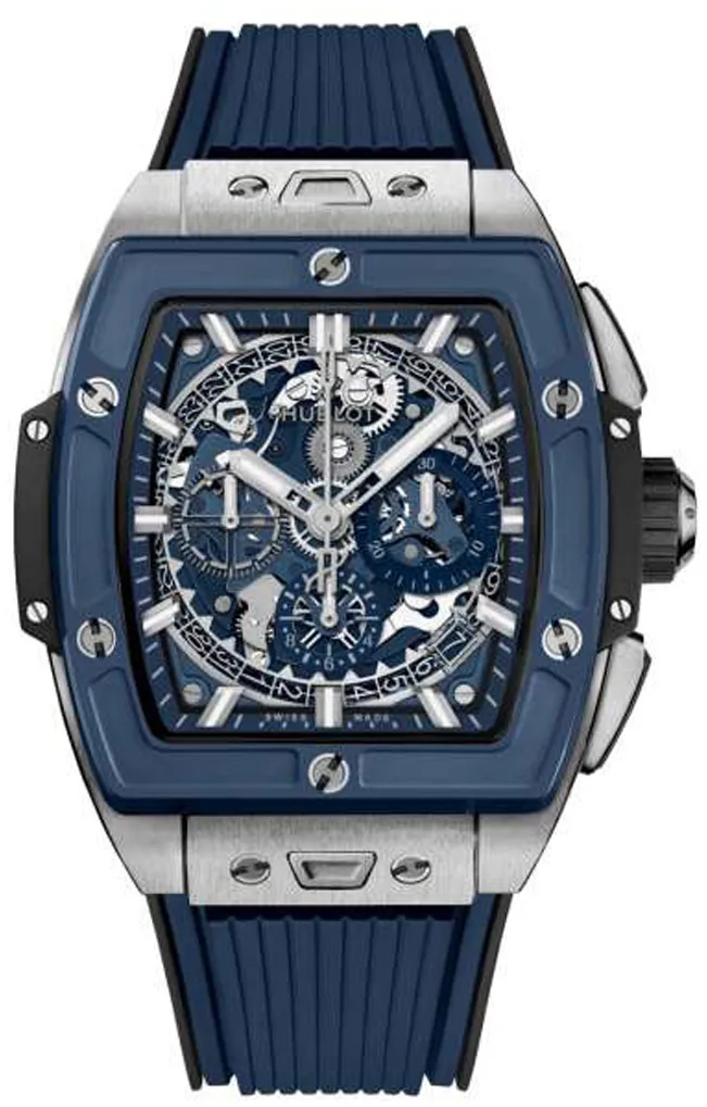 Hublot Spirit of Big Bang 642.NX.7170.RX 42mm Black titanium blu