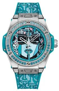 Hublot Big Bang 465.SX.1190.VR.1207.LIP19 Stainless steel Multi-colored picture with arabic numerals and index markings