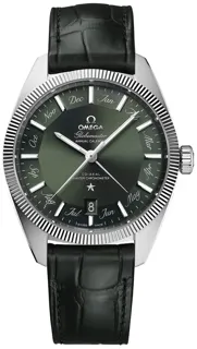 Omega Globemaster 130.33.41.22.10.001 Stainless steel Green