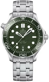 Omega Seamaster Diver 300M 210.30.42.20.10.001 Stainless steel Green