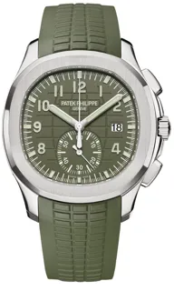 Patek Philippe Aquanaut 5968G-010 White gold Green