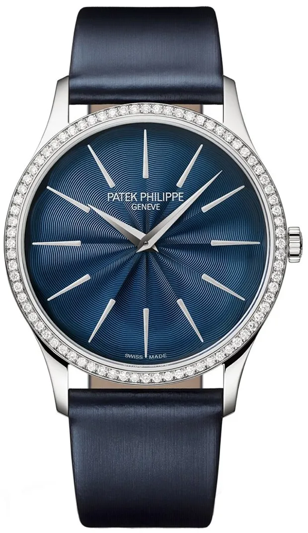 Patek Philippe Calatrava 4997/200G-001 35mm White gold Blue