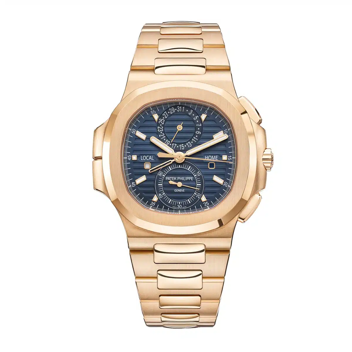 Patek Philippe Nautilus 5990/1R-001 40.5mm Rose gold Blue