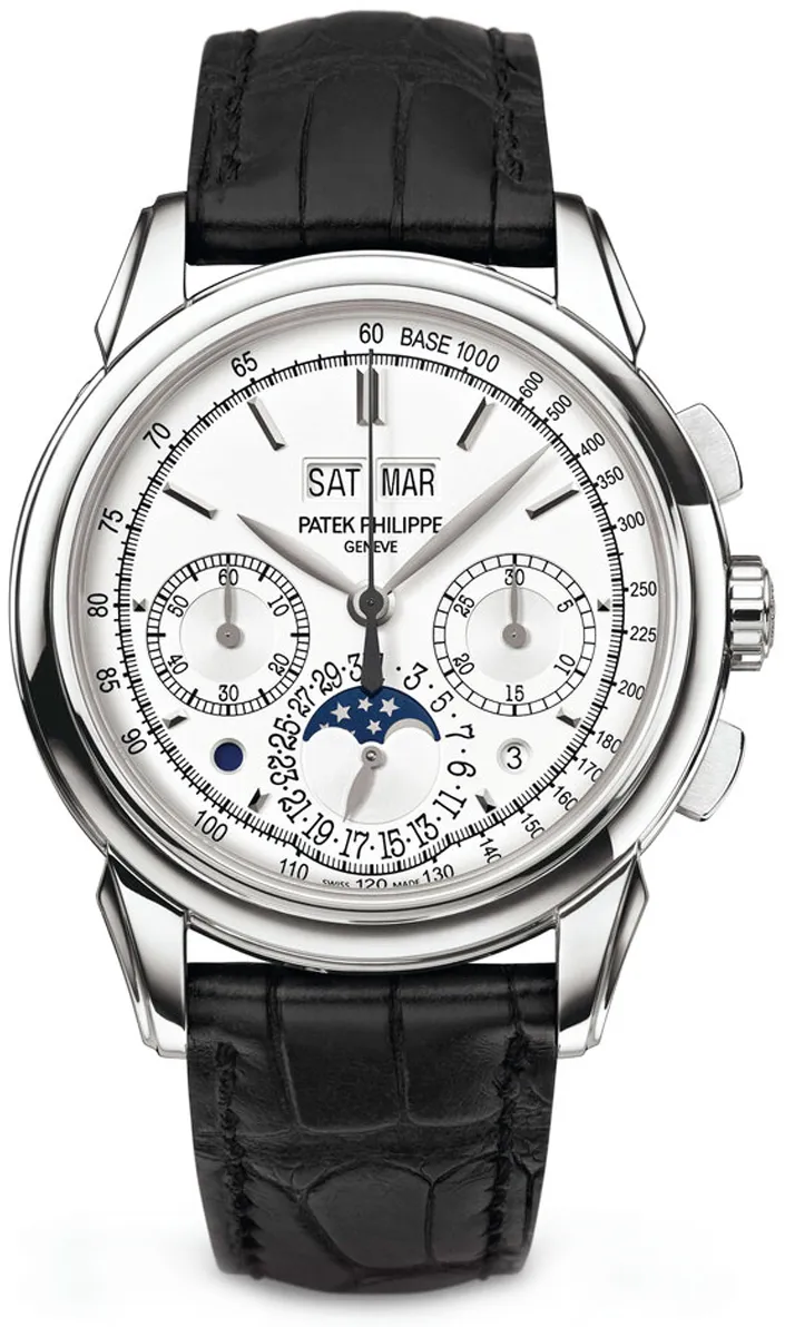 Patek Philippe Perpetual Calendar Chronograph 5270G-013 41mm White gold and 18k white gold Silver