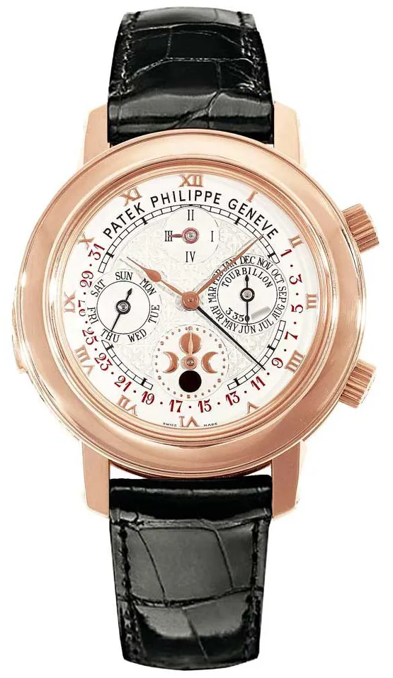 Patek Philippe Sky Moon Tourbillon 5002J-001 43mm Yellow gold and 18k yellow gold Silver