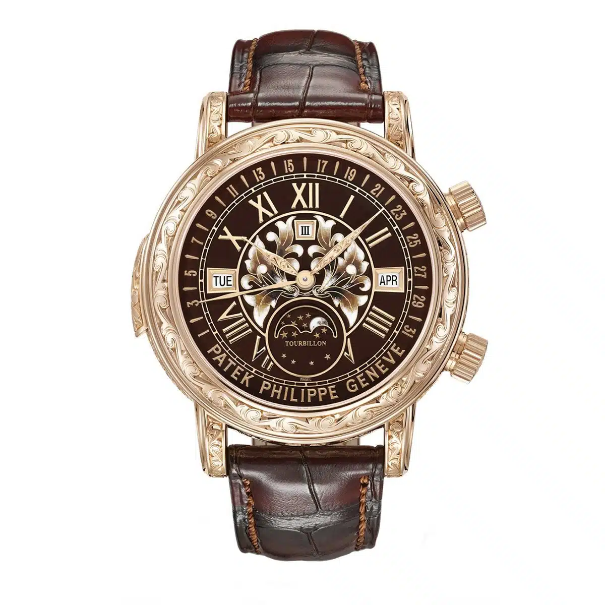 Patek Philippe Sky Moon Tourbillon 6002R-001 44mm Rose gold Golden