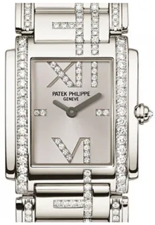 Patek Philippe Twenty~4 4910/48G-001 White gold Silver