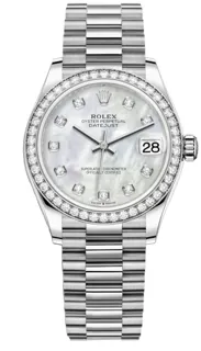 Rolex Datejust 31 278289RBR White gold White