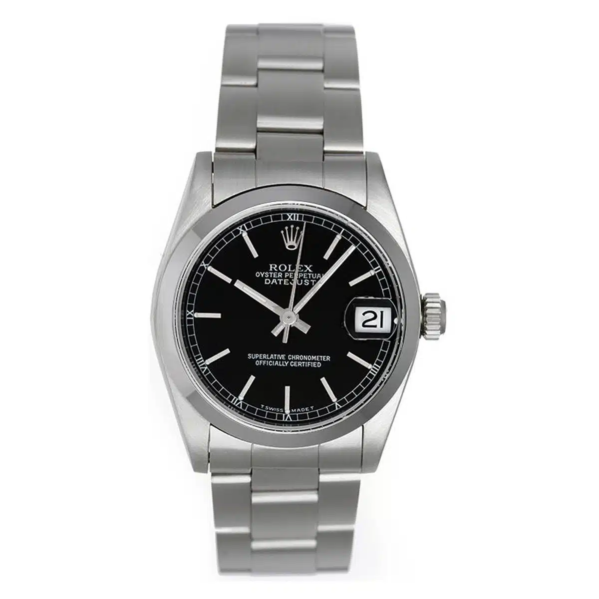 Rolex Datejust 31 68240 31mm Stainless steel Black