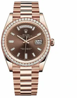 Rolex Day-Date 40 228345RBR Rose gold Pink