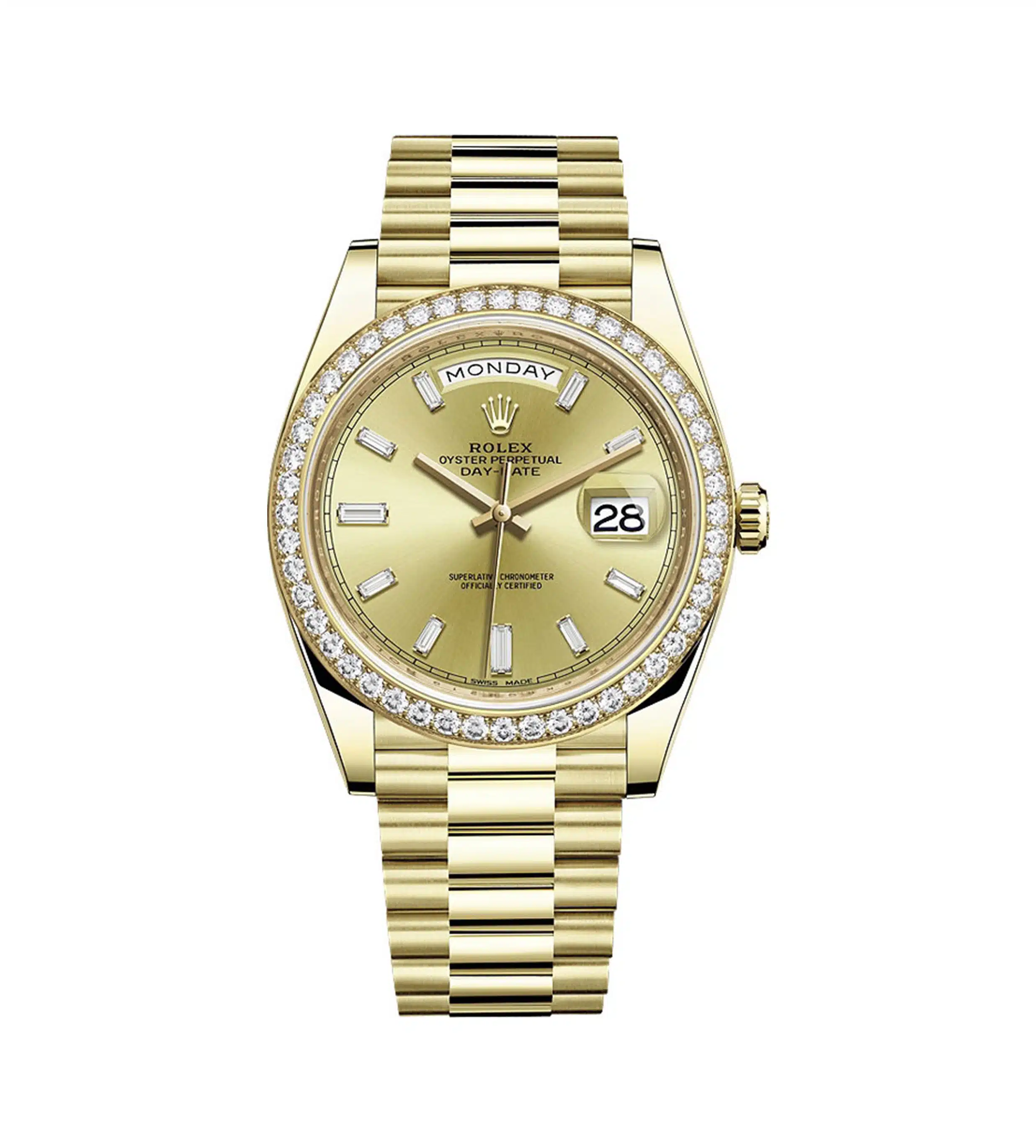 Rolex Day-Date 228348RBR-0002 40mm 18k yellow gold Golden