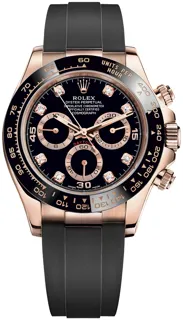 Rolex Daytona 116515ln Rose gold Black