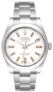 Rolex Milgauss 116400 Stainless steel White