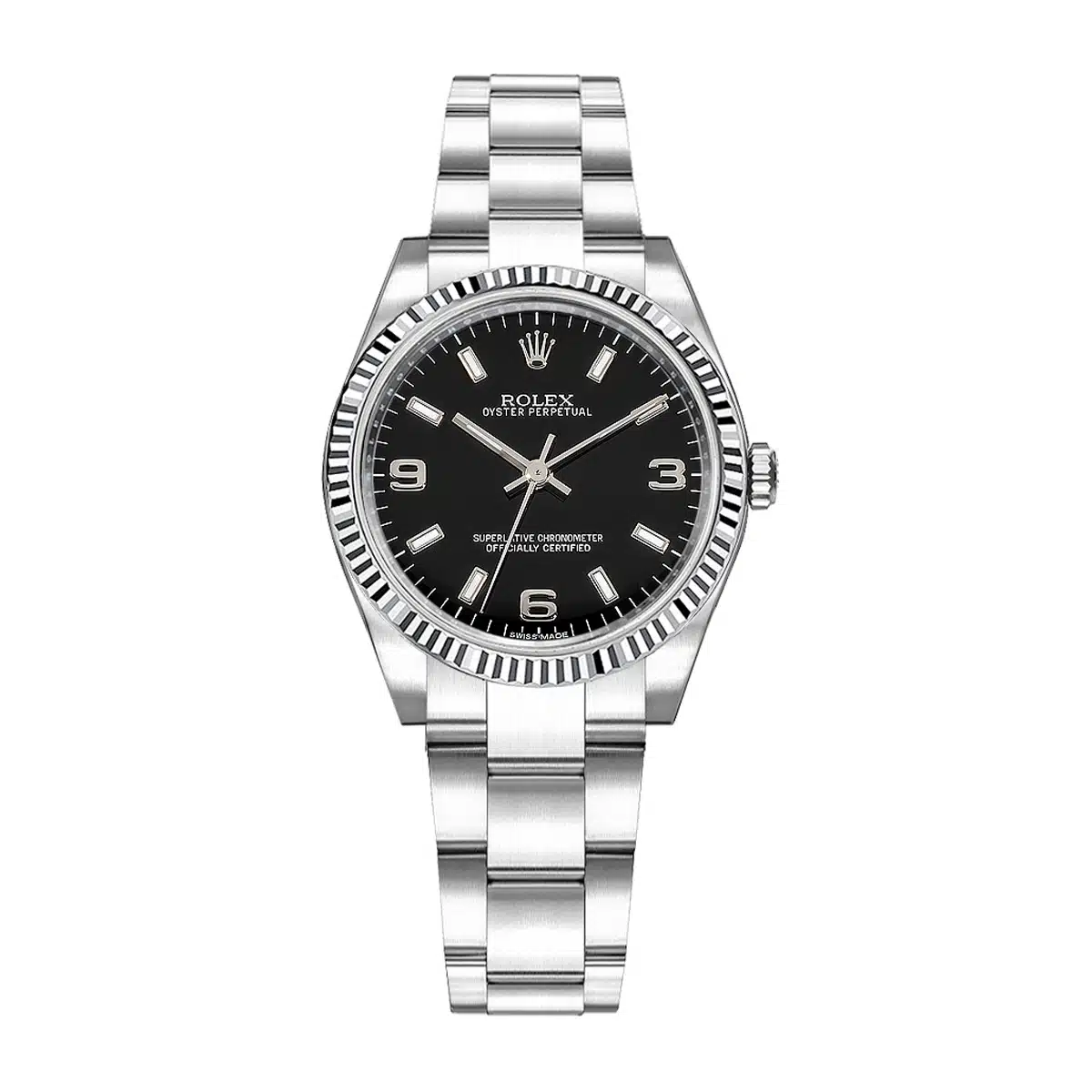 Rolex Oyster Perpetual 31 177210-4 31mm Stainless steel Black