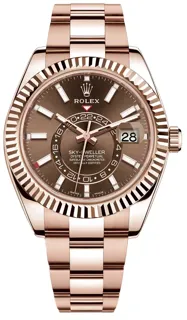 Rolex Sky-Dweller 326935 Rose gold Brown