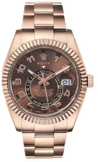 Rolex Sky-Dweller 326935-0003 Rose gold Brown