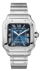 Cartier Santos WSSA0030 40mm Stainless steel Blue