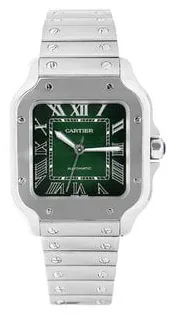 Cartier Santos WSSA0061 35mm Stainless steel Green