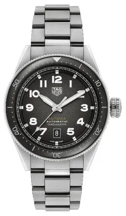 TAG Heuer Autavia WBE5114.EB0173 42mm Stainless steel Black