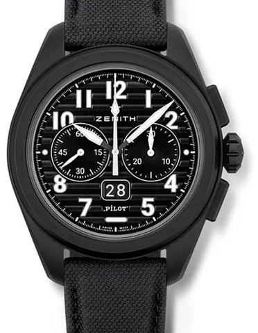 Zenith Pilot 49.4000.3652/21.I001 42mm Black ceramic Black