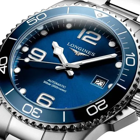 Longines HydroConquest L3.781.4.96.6 41mm Stainless steel Blue