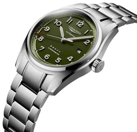 Longines Spirit L3.810.4.03.6 40mm Stainless steel Green