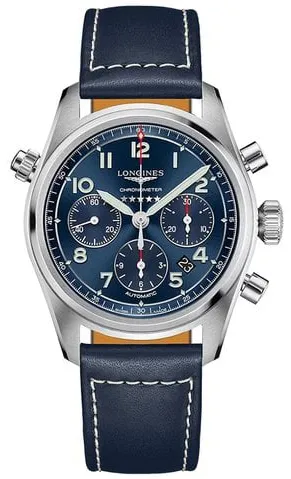 Longines Spirit L3.820.4.93.0 42mm Stainless steel Blue