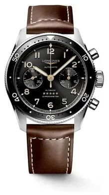 Longines Spirit L38214532 42mm Stainless steel Black