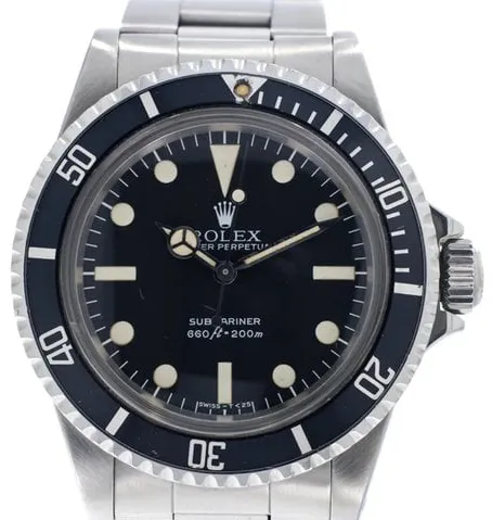 Rolex Submariner 5513 40mm Stainless steel Black