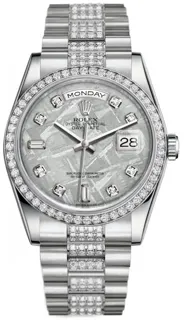 Rolex Day-Date 36 118346 Platinum Gray