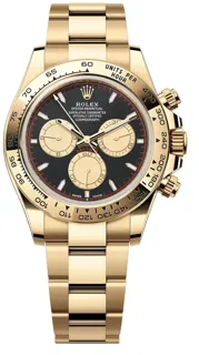 Rolex Daytona 126508 Yellow gold Black