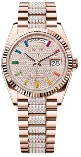 Rolex Day-Date 36 128235 36mm Everose gold