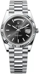 Rolex Day-Date 40 228236-0003 Platinum Black