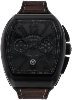 Franck Muller Vanguard V 45 CC DT BR NR TT BB Titanium Black