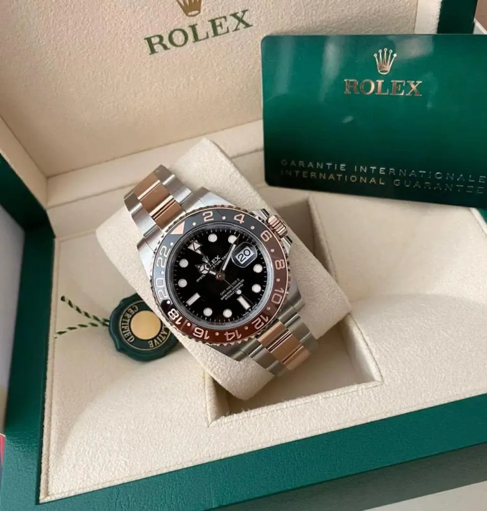 Rolex GMT-Master II 126711CHNR 40mm Yellow gold and Stainless steel Black 4