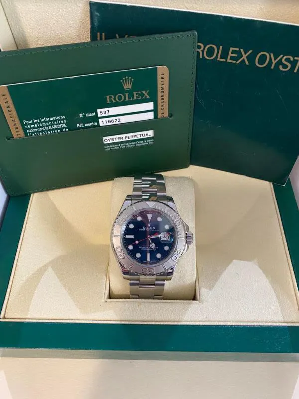 Rolex Yacht-Master 116622 40mm Stainless steel Blue 1