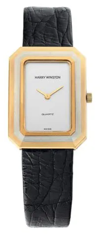 Harry Winston 222 23mm Yellow gold Silver