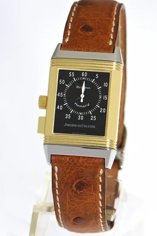 Jaeger-LeCoultre Reverso 255.5.82 23mm Yellow gold and Stainless steel Silvered 1