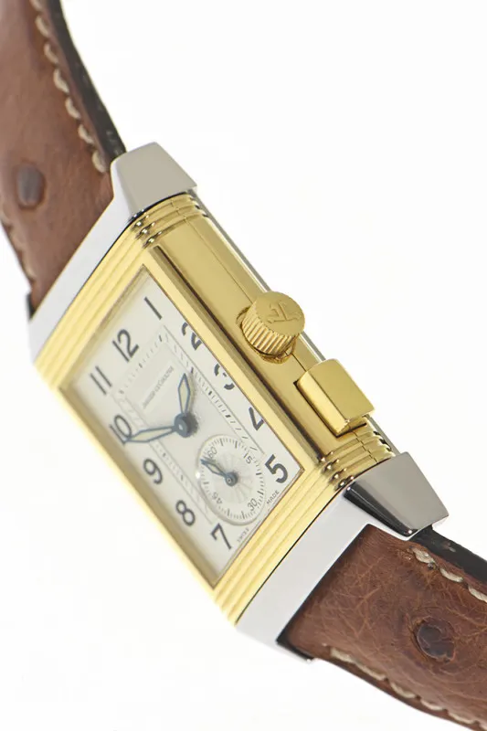 Jaeger-LeCoultre Reverso 255.5.82 23mm Yellow gold and Stainless steel Silvered 5