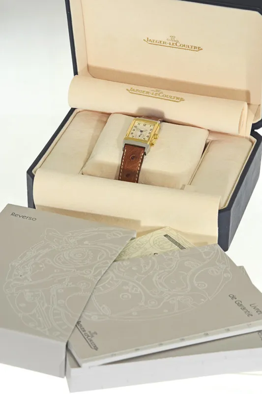 Jaeger-LeCoultre Reverso 255.5.82 23mm Yellow gold and Stainless steel Silvered 6