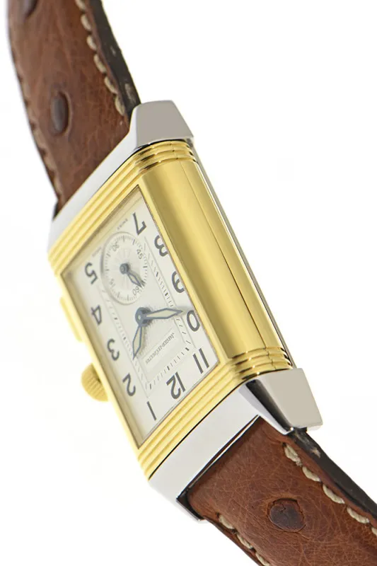 Jaeger-LeCoultre Reverso 255.5.82 23mm Yellow gold and Stainless steel Silvered 7