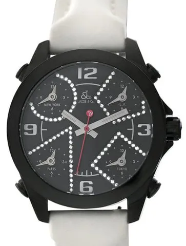 Jacob & Co. Five Time Zone JCM-2BCDA 40mm Steel Black