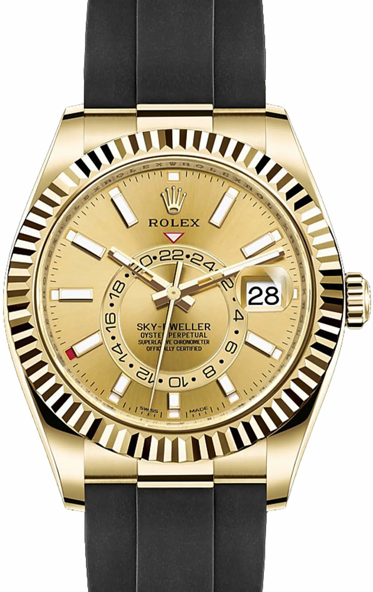 Rolex Sky-Dweller 326238 42mm Yellow gold Champagne