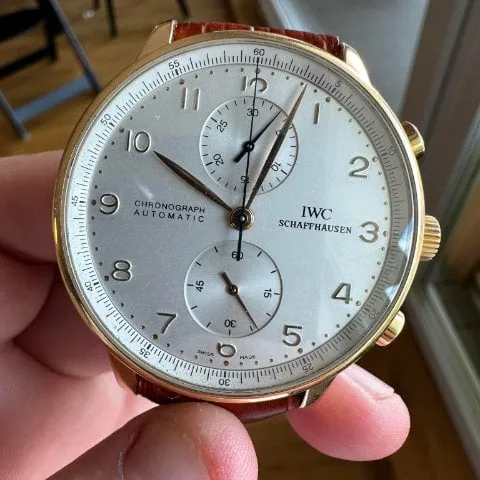 IWC Portugieser IW371402 41mm Rose gold Silver